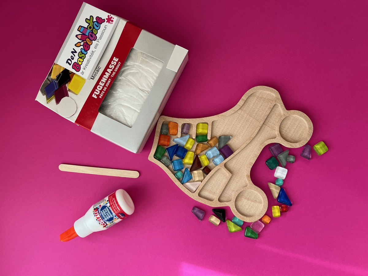 Set mosaïque - Patin à roulettes